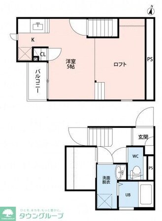 CB春日部フレアの物件間取画像